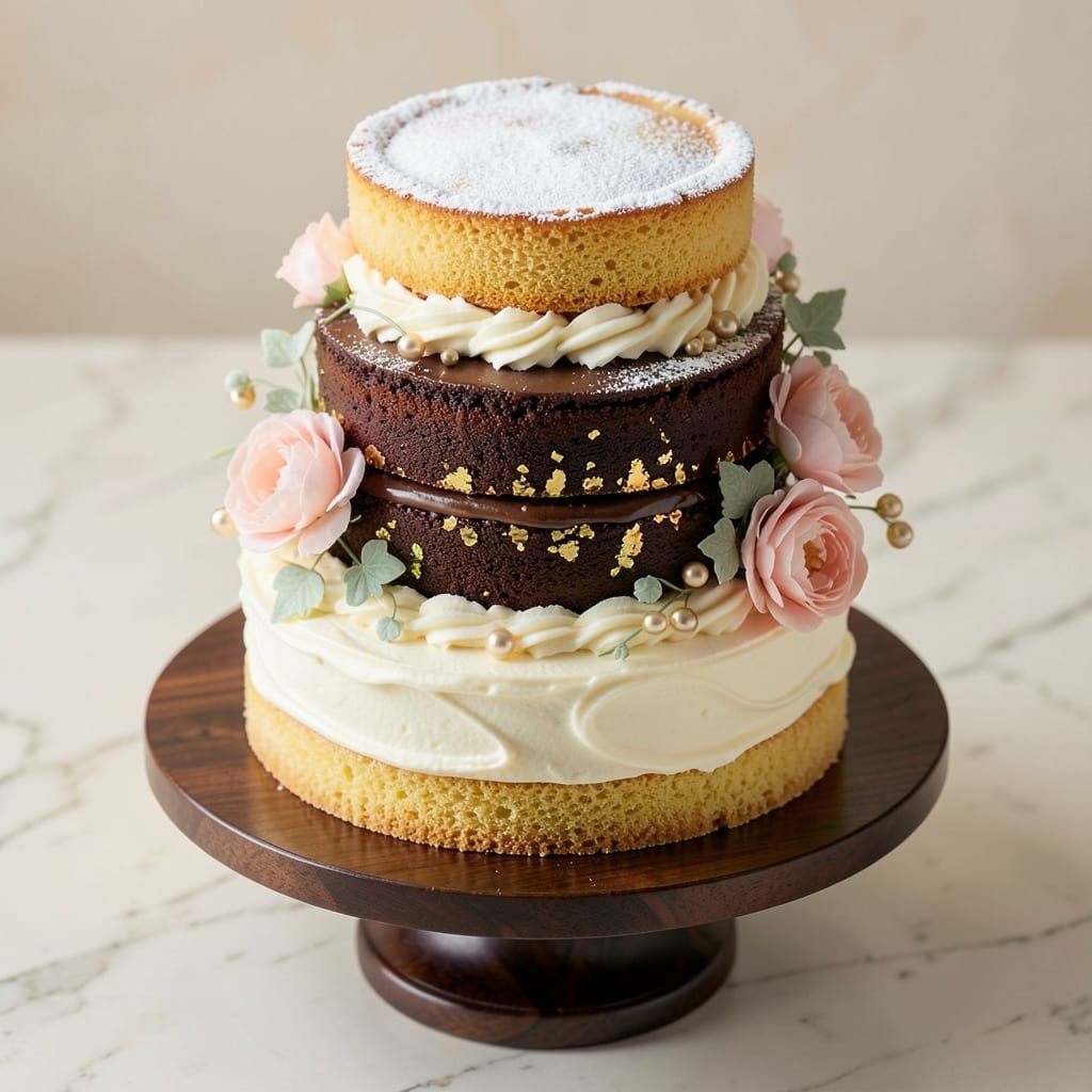 12-Inch Wedding Cake Recipe: Tiered Elegance With Decadent Buttercream Swirls