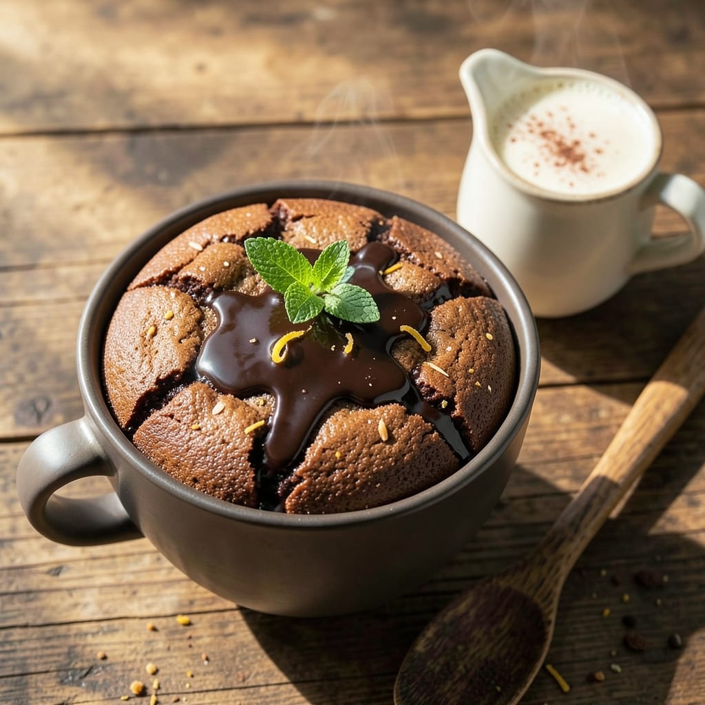 Almond Flour Chocolate Mug Cake Recipe: Microwave-Melted Fudgy Layers