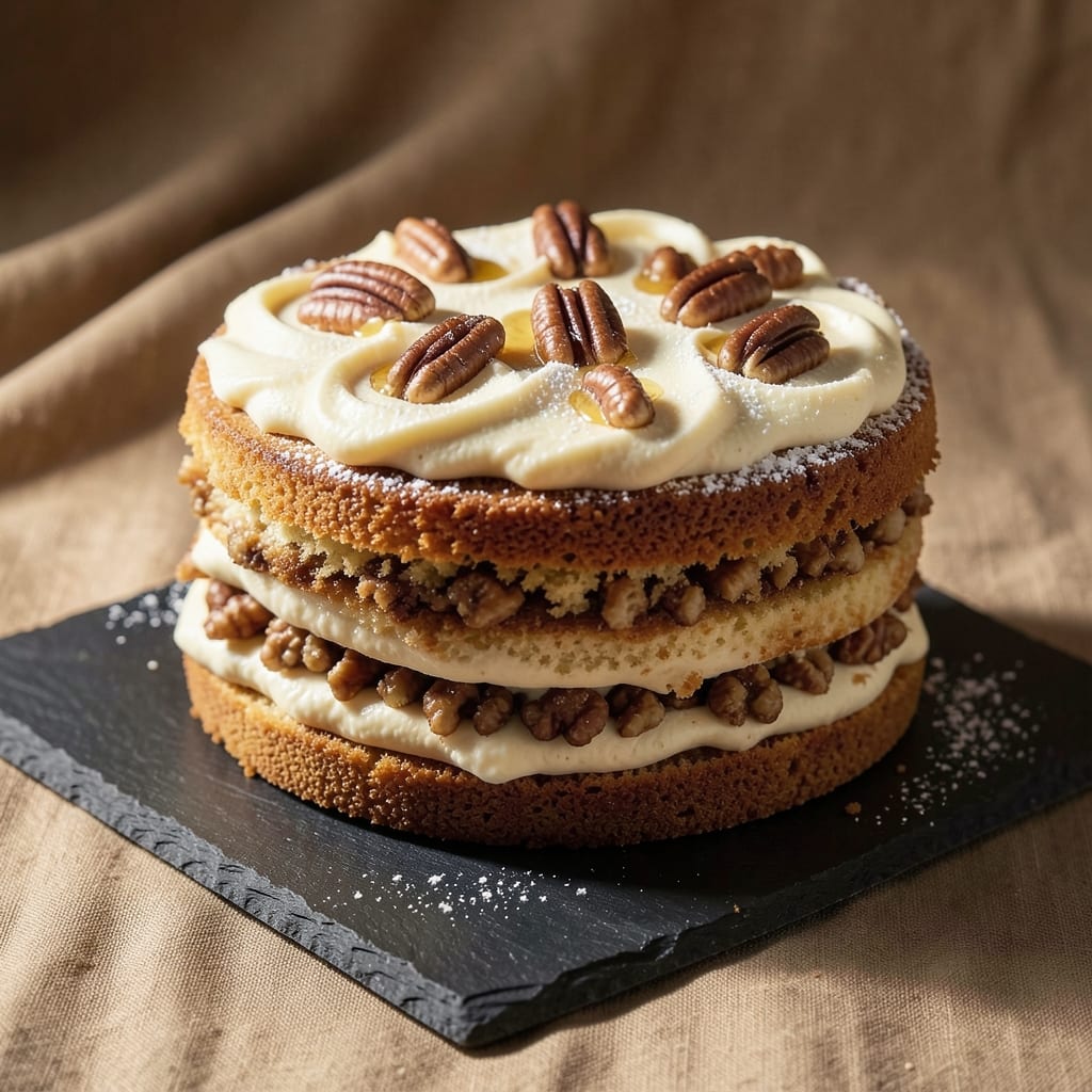 Amazon Cake Recipe: Nut-Filled Layers with Vanilla Bean Magic