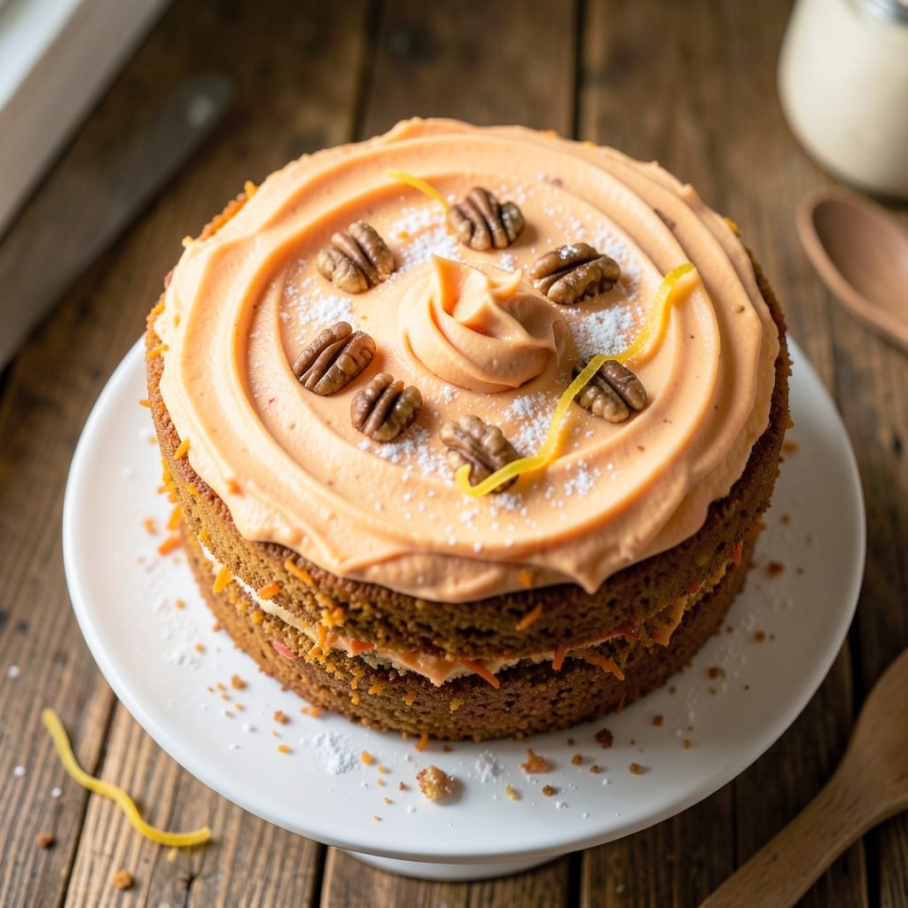 12-Inch Carrot Cake Recipe: Spiced Layers and Cream Cheese Frosting Magic