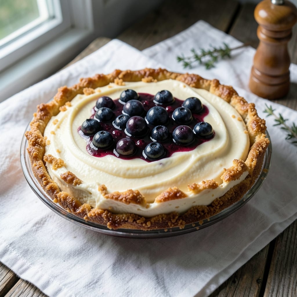 3 Ingredient No-Bake Blueberry Cheesecake Recipe: Chilled Creaminess Without the Oven