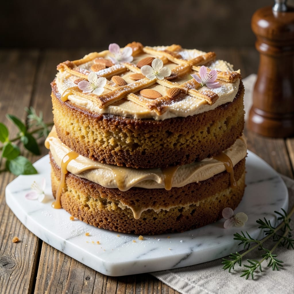 Almond-Flavored Pound Cake Recipe: Nutty Vanilla Swirls With Buttery Crispness