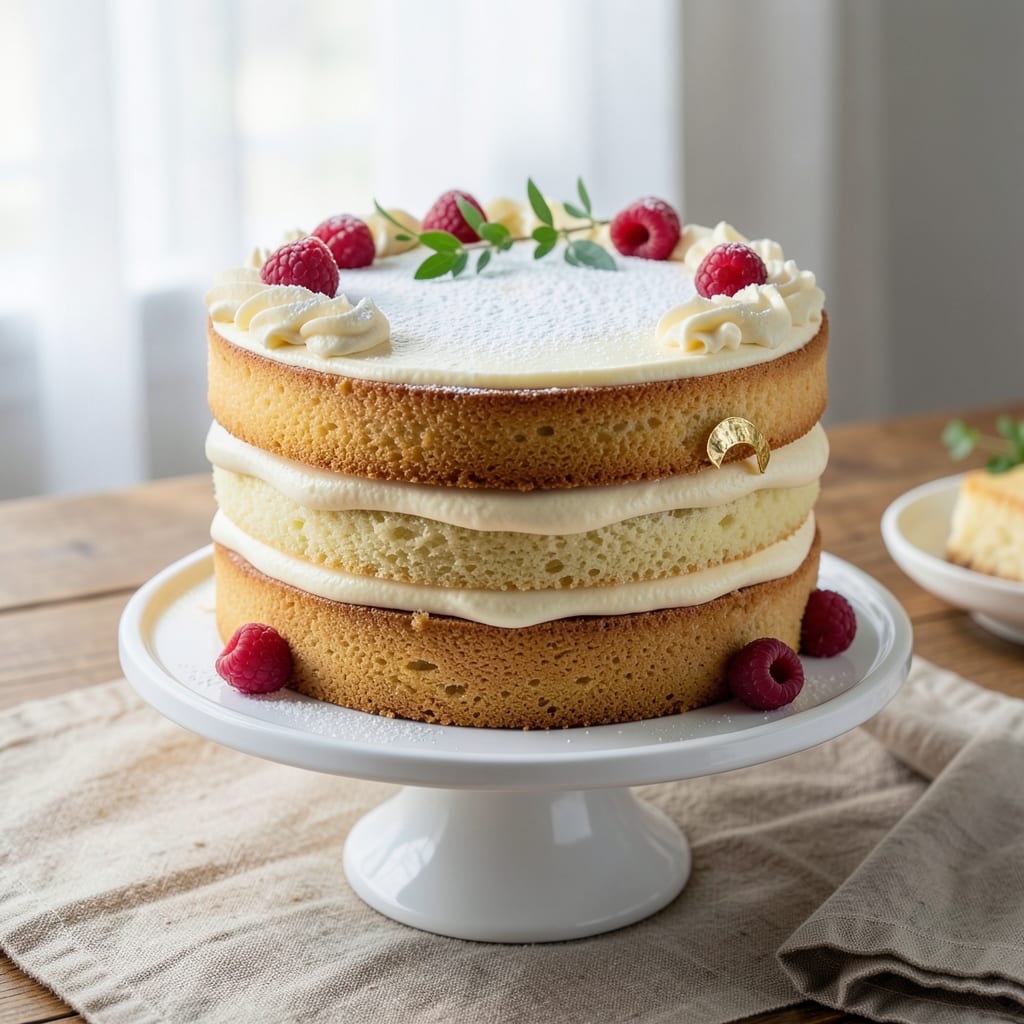 2 Layer 6-Inch Vanilla Cake Recipe: Light-as-Air Layers With Buttery Crust