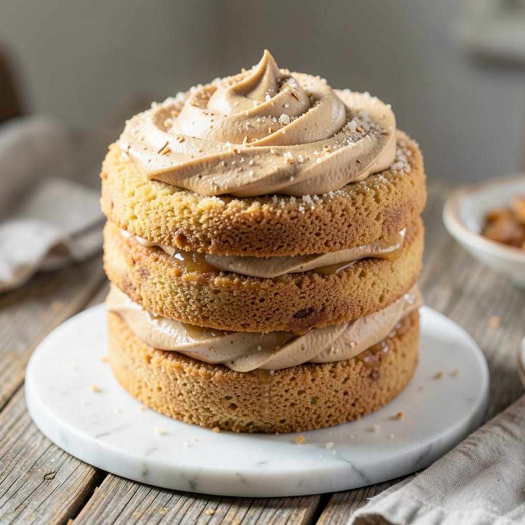 2 Layer Almond Cake Recipe: Nutty Swirls and Buttery Crunch Top