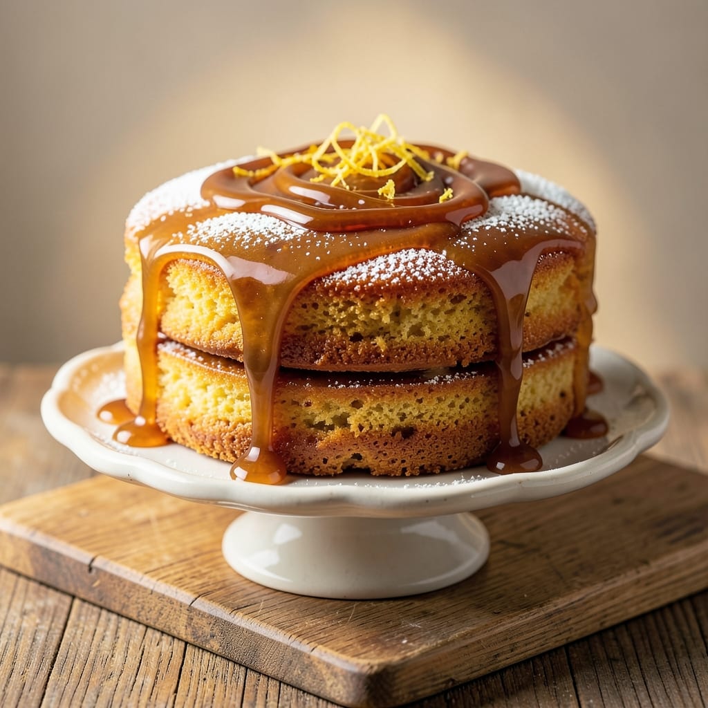 Amaretto Cake Glaze Recipe: Nutty Liqueur Shine for Showstopping Slices