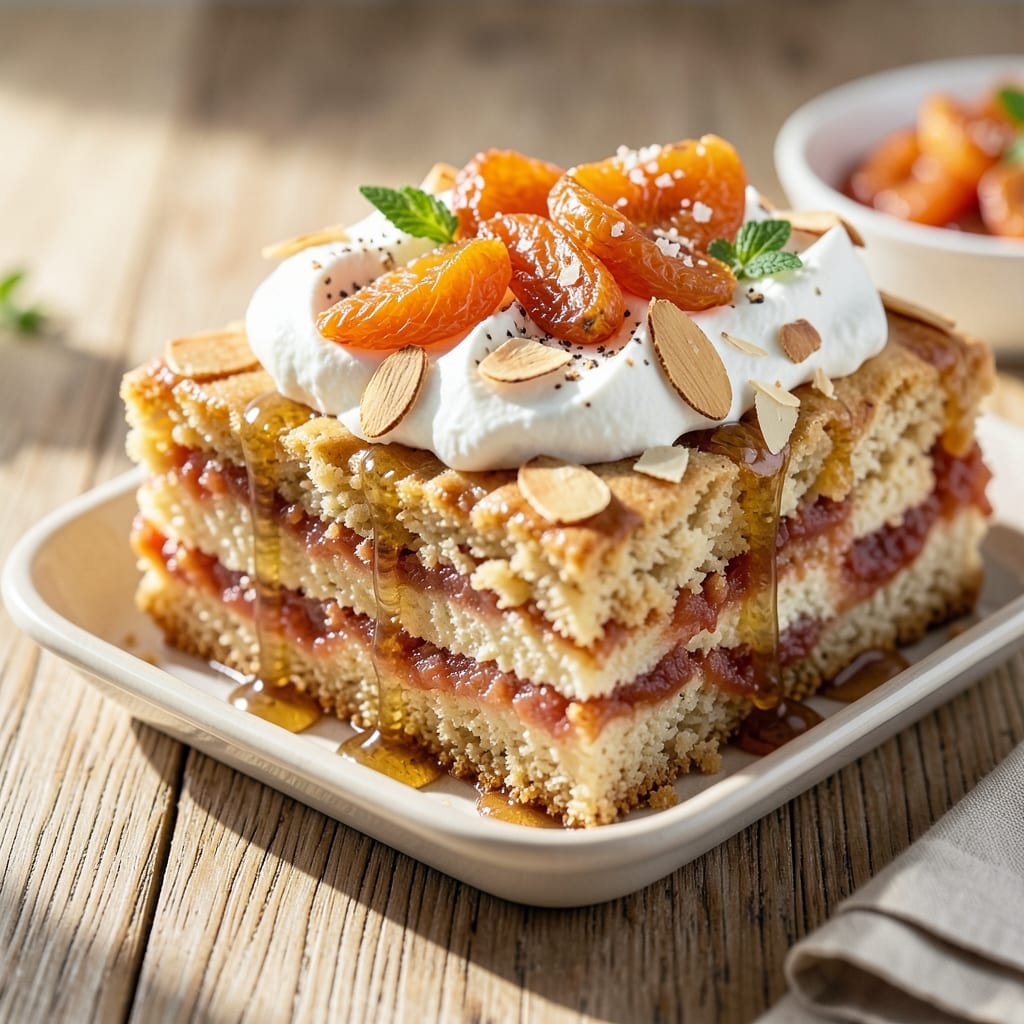 Almond and Apricot Cake Recipe: Sun-Dried Fruit Shine With Nutty Crunch