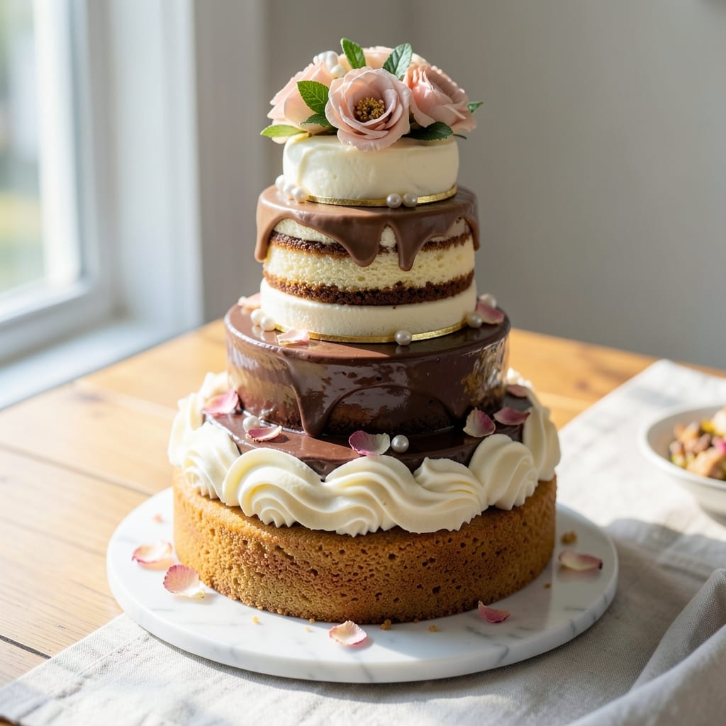4 Tier Cake Recipe: Elegant Stacking With Perfectly Balanced Layers