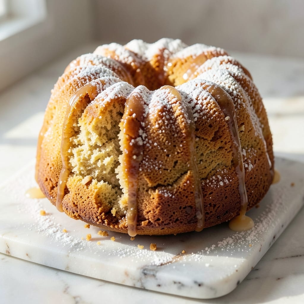 Almond Bundt Cake Recipe From Scratch: Golden Crust With Nutty Swirls Inside