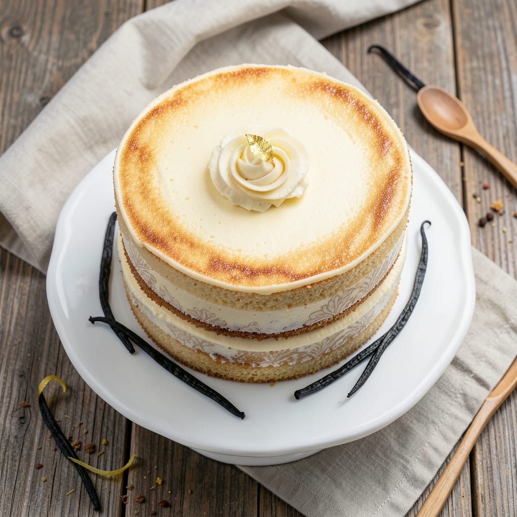5 Star Vanilla Cake Recipe: Layered Height With Fudgy Vanilla Core
