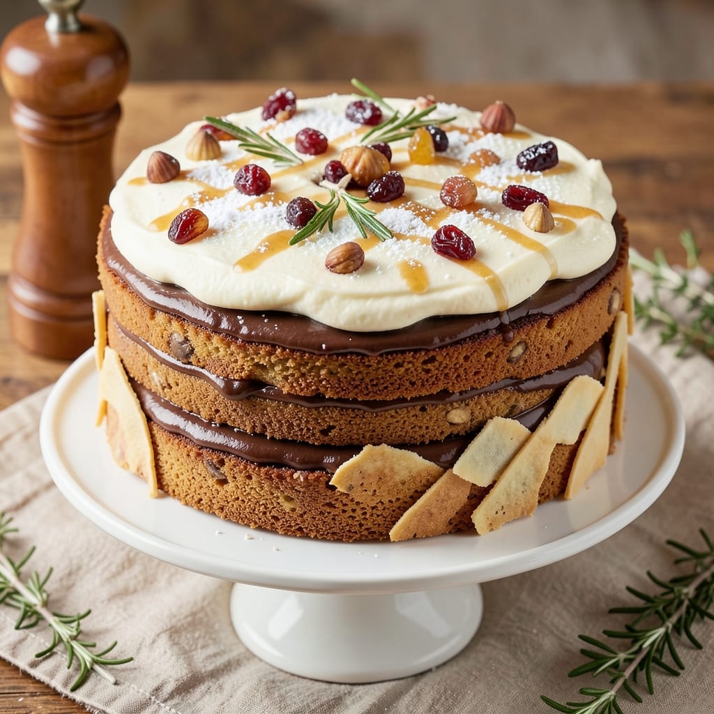 Alcohol-Free Christmas Cake Recipe: Nutty Spice Infusion That Keeps Months
