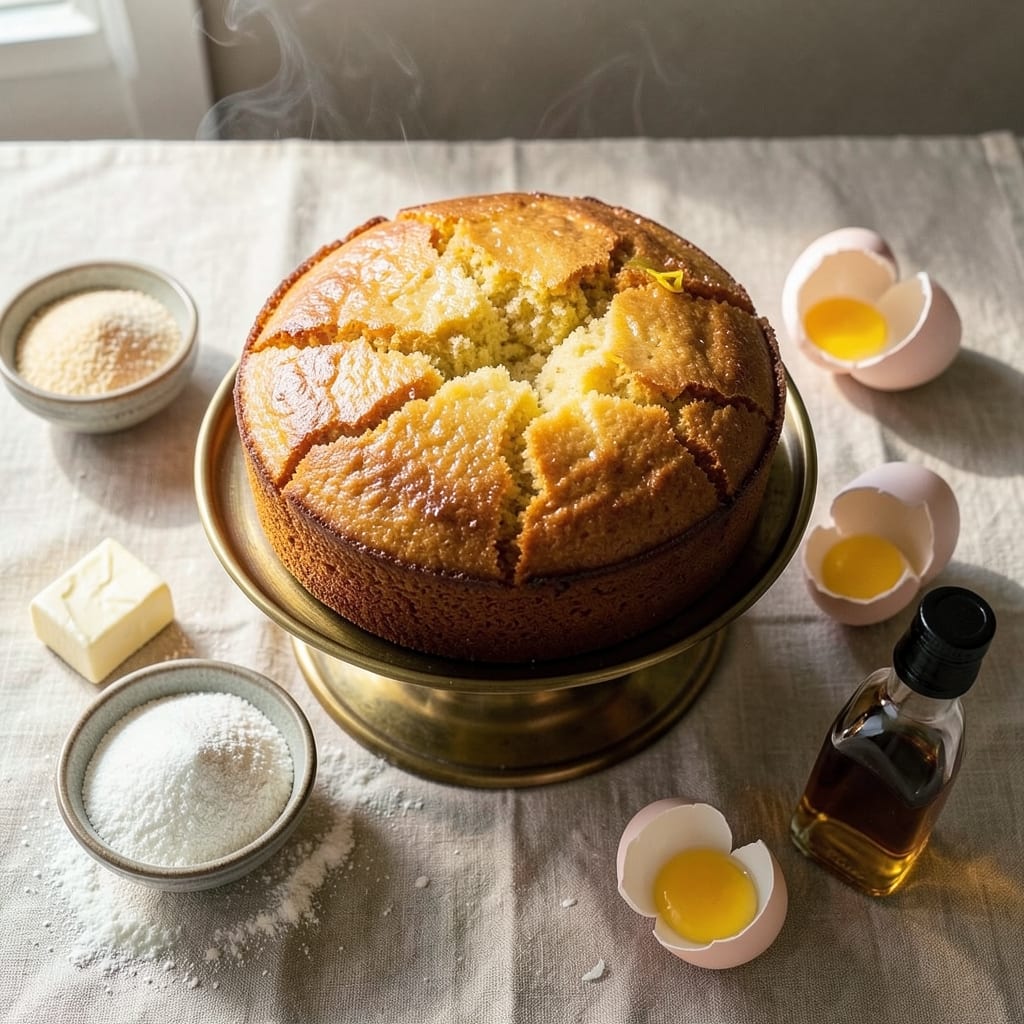 5 Ingredient Pound Cake Recipe: Buttery Vanilla Height in One Bowl