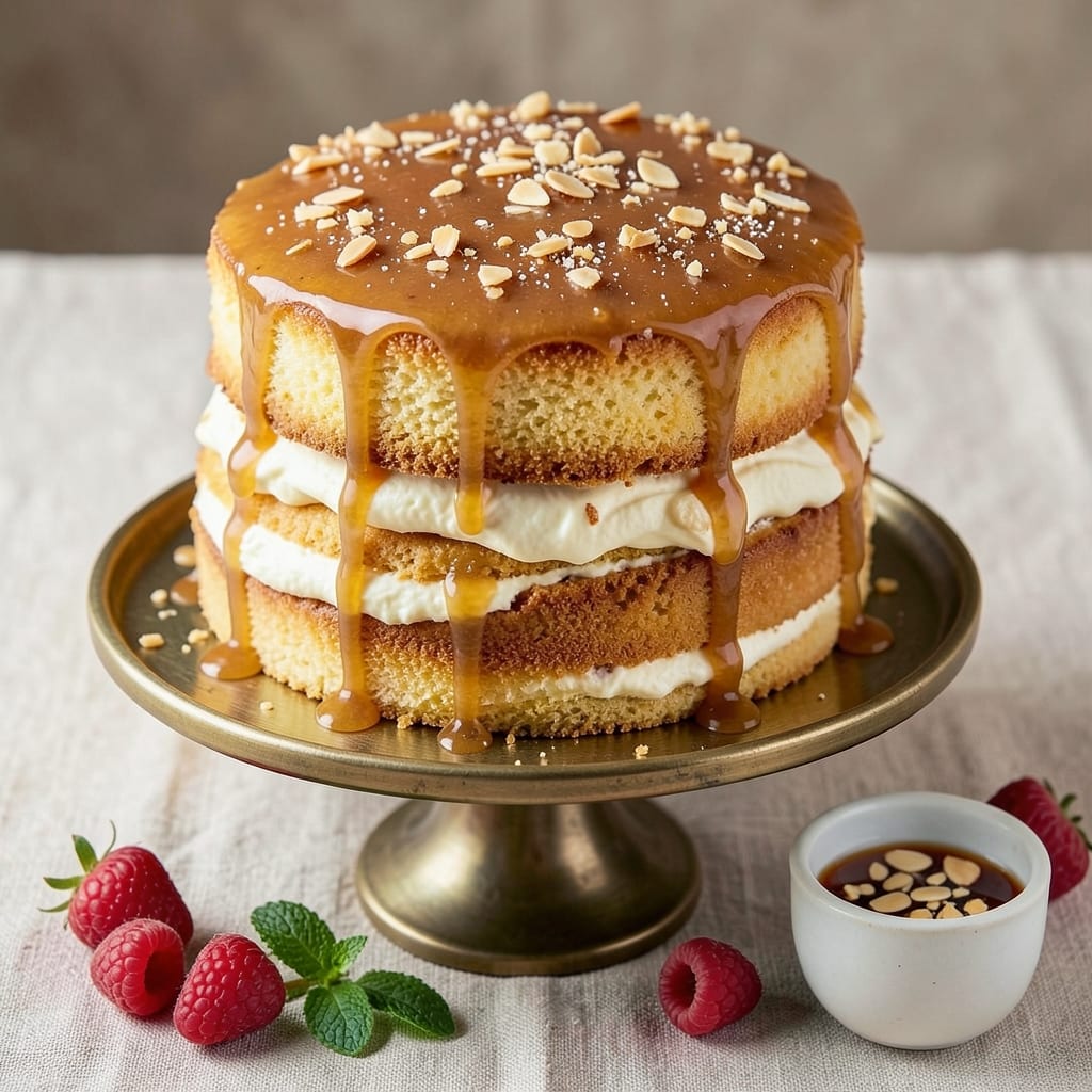 Amaretto Cake Recipe From Scratch: Boozy Almond Buttercream Swirl Magic
