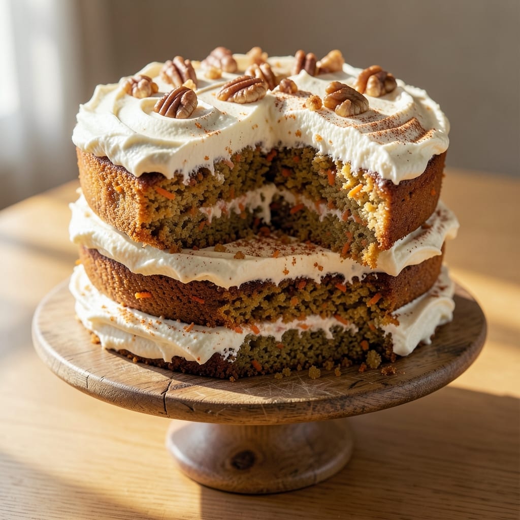10 Inch Carrot Cake Recipe: Triple-Layered Spice and Cream Cheese Bliss