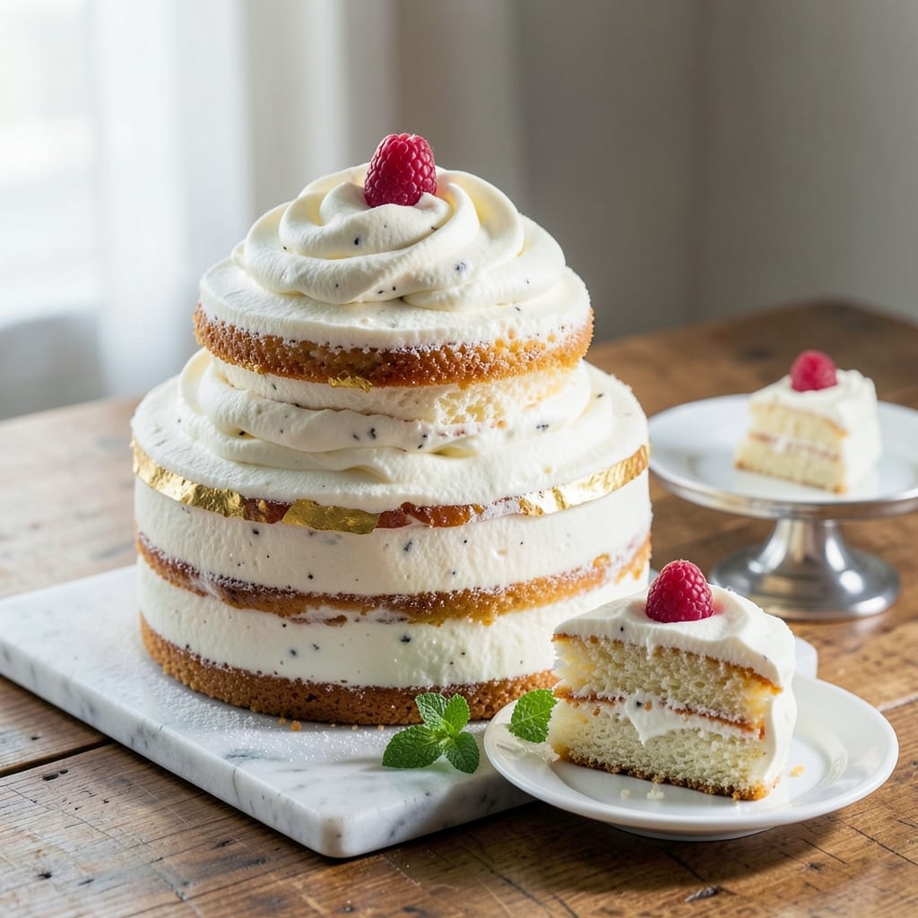 Amazing White Cake Recipe: Vanilla Bean Height Without a Single Egg