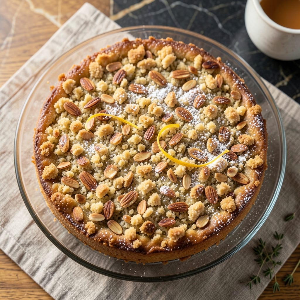 Almond Crumb Cake Recipe: Toasted Nut Crunch and Vanilla-Infused Layers