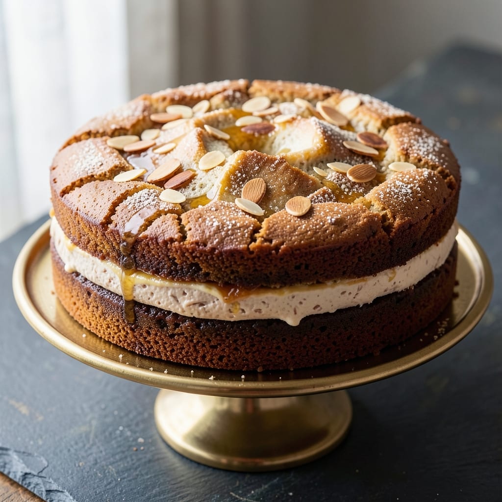Almond Amaretto Pound Cake Recipe: Boozy Nutty Layers With Caramelized Crust