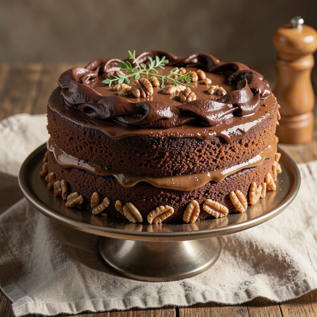 Amazing German Chocolate Cake Recipe: Toasted Walnut Swirls and Cream Cheese Frosting Bliss