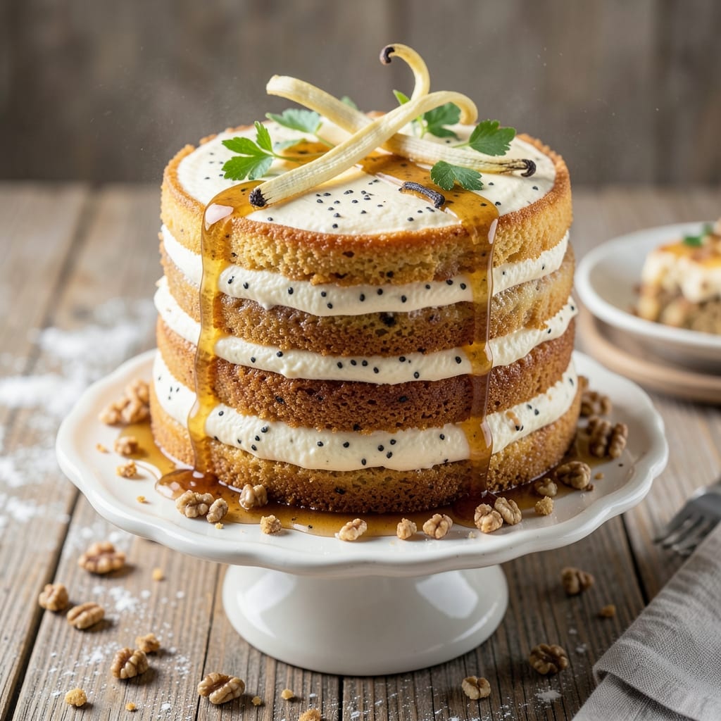 All-Natural Cake Recipe: Vanilla Bean Frosting That Never Weeps