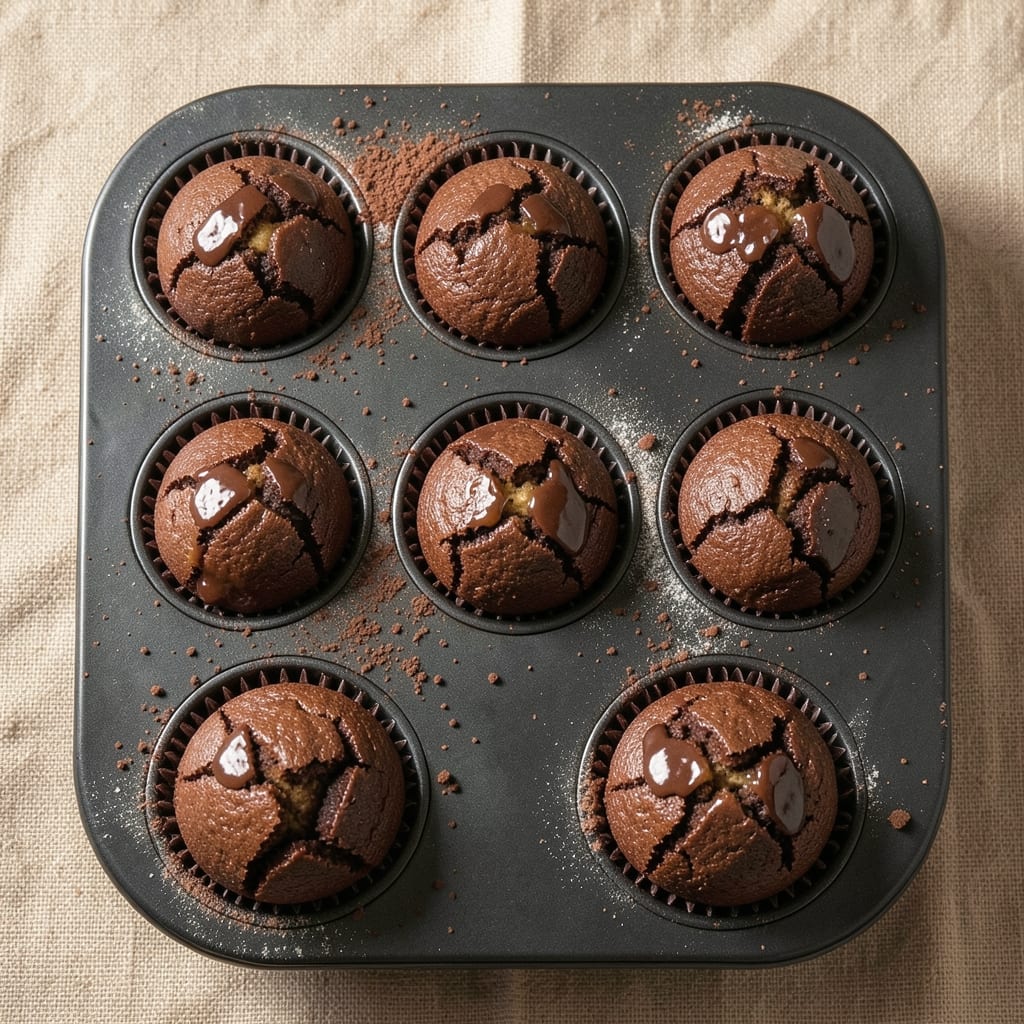 4-Ingredient Chocolate Cake Bites Recipe: Fudgy Bites Baked in Muffin Cups