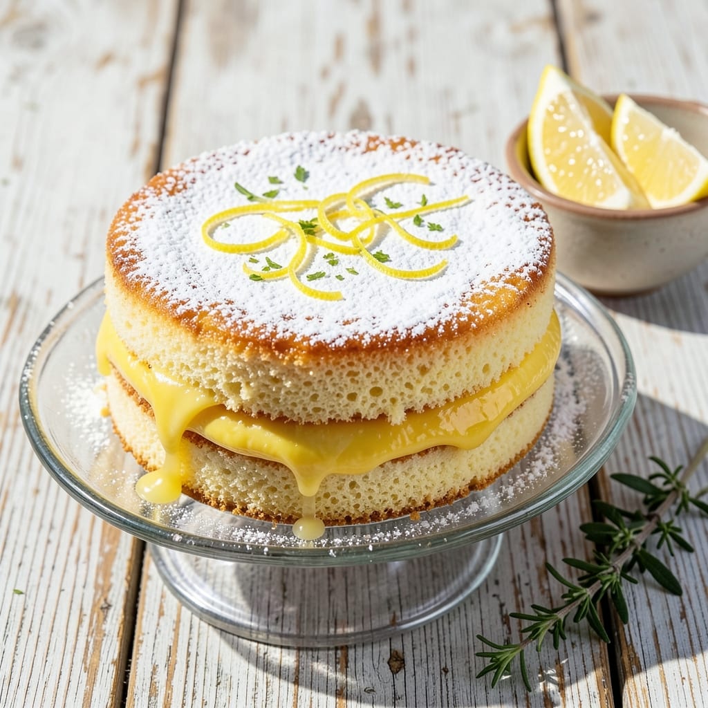 Amalfi Coast Lemon Cake Recipe: Bright Citrus Shine With Almond Crunch