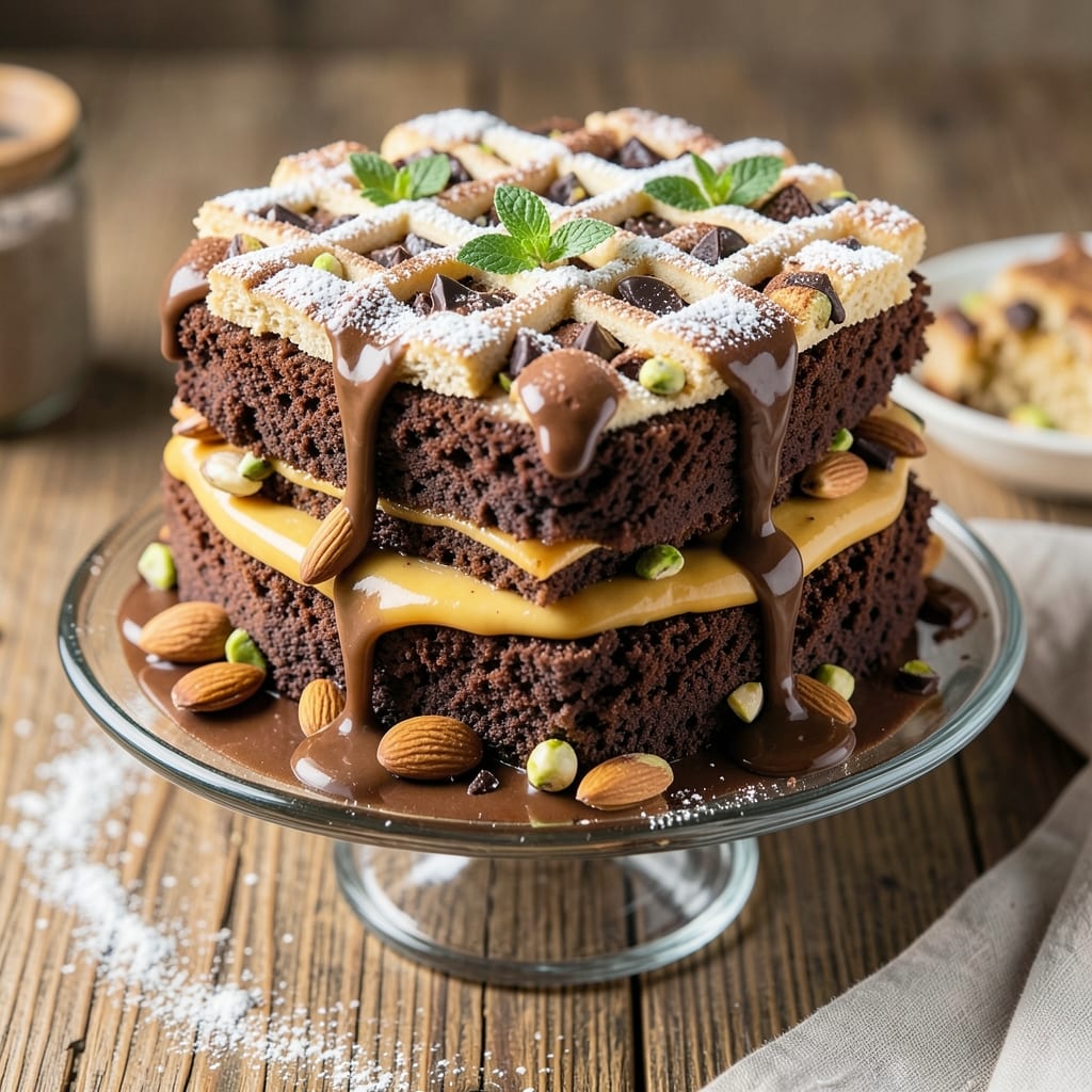 Alfajor Cake Recipe: Nutty Swirls and Buttery Crispness in Layers