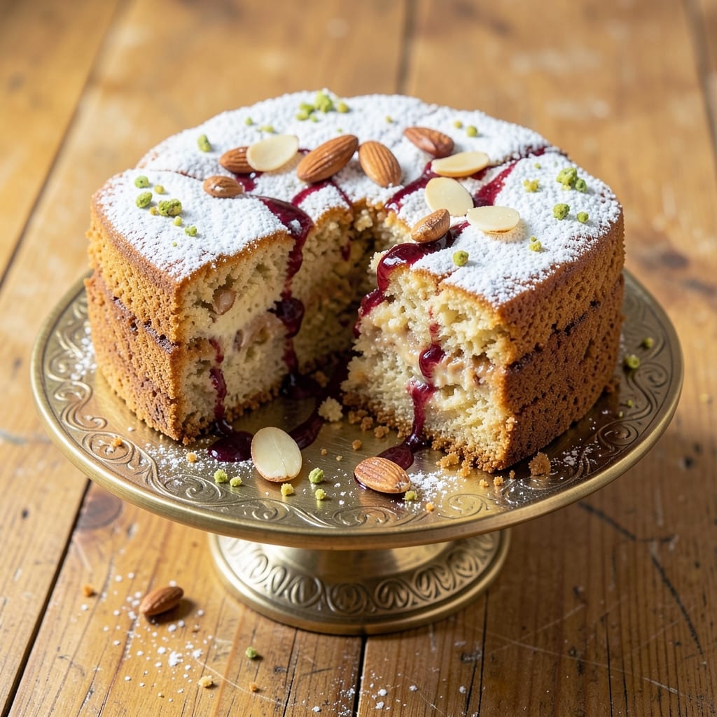 Almond Cake Recipe Indian: Cardamom-Infused Moistness with Toasted Nut Crunch