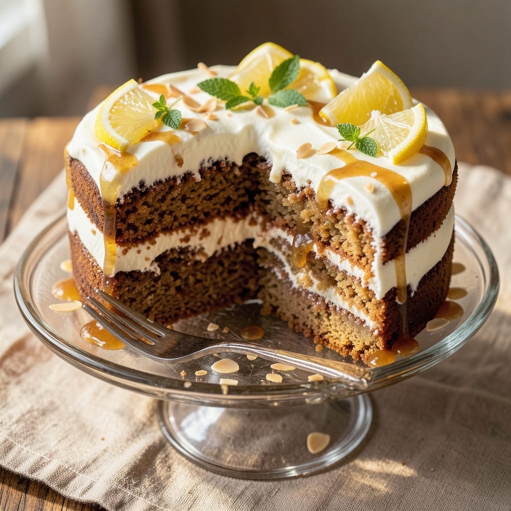 Amaretto Sour Cake Recipe: Boozy Vanilla-Almond Layers With Citrus Zing
