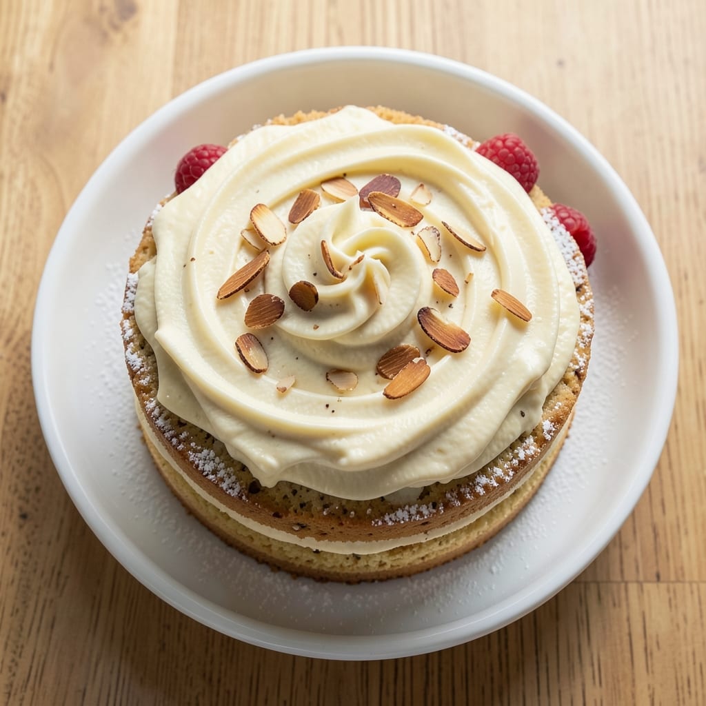 Almond Cream Cheese Cake Recipe: Nutty Vanilla Swirls With Crispy Buttermilk Crust