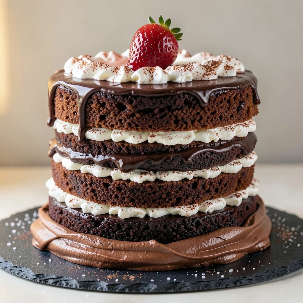 13-Layer Chocolate Cake Recipe: Decadent Stack of Fudgy and Fluffy Layers