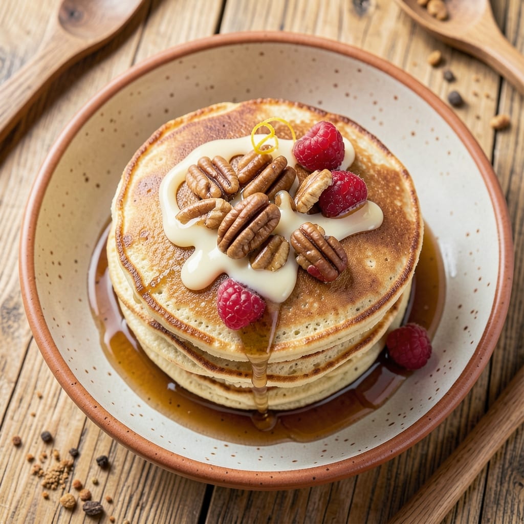 10-Grain Pancake Mix Recipe: Fluffy Stacks With Nutty Crunch Topping