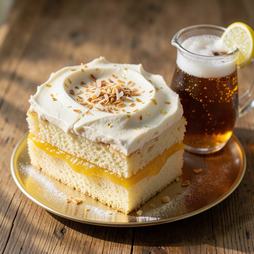 7-Up Cake Recipes With Box Lemon Cake: Citrusy Cream Swirls in One Bowl