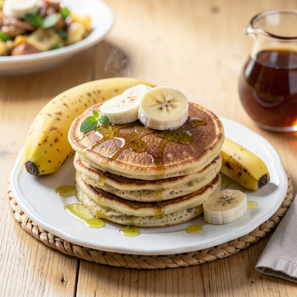 3-Ingredient Banana Pancakes Recipe Without Eggs: Fluffy Stacks in 10 Minutes