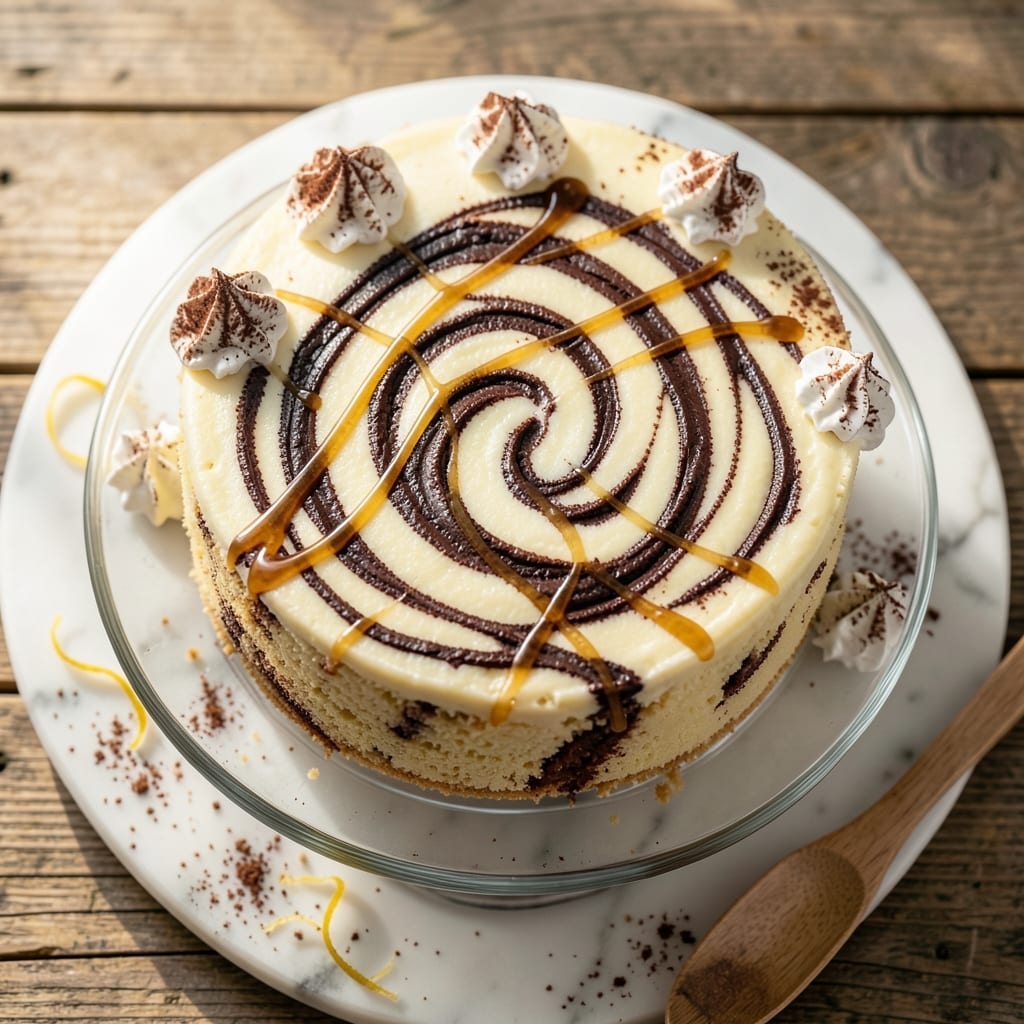 2-Egg Marble Cake Recipe: Swirled Vanilla-Chocolate Magic in One Bowl