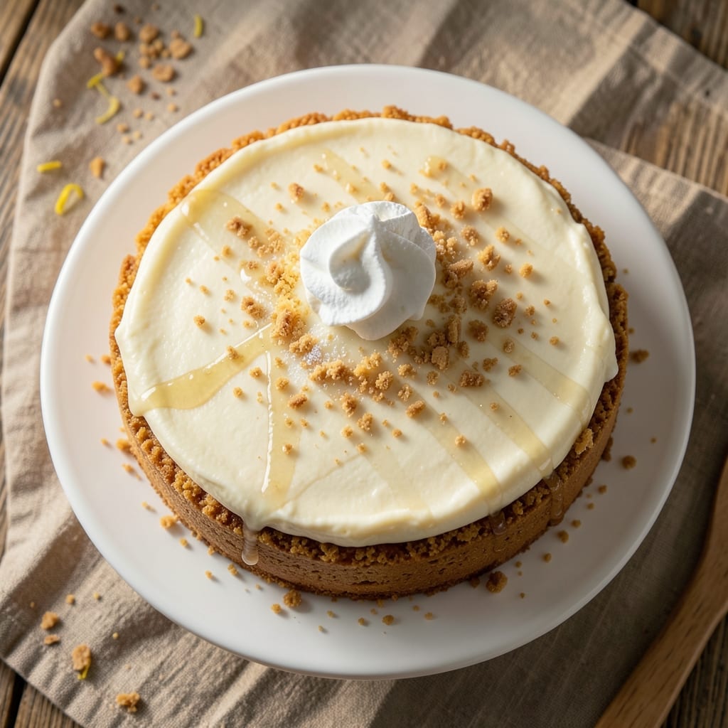 6-Inch Baked Cheesecake Recipe: Crispy Graham Base and Silky Vanilla Center