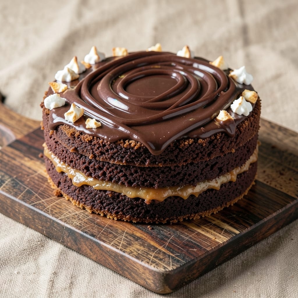 10-Inch Chocolate Fudge Cake Recipe: Ultra-Rich Layers With Decadent Fudge Swirls