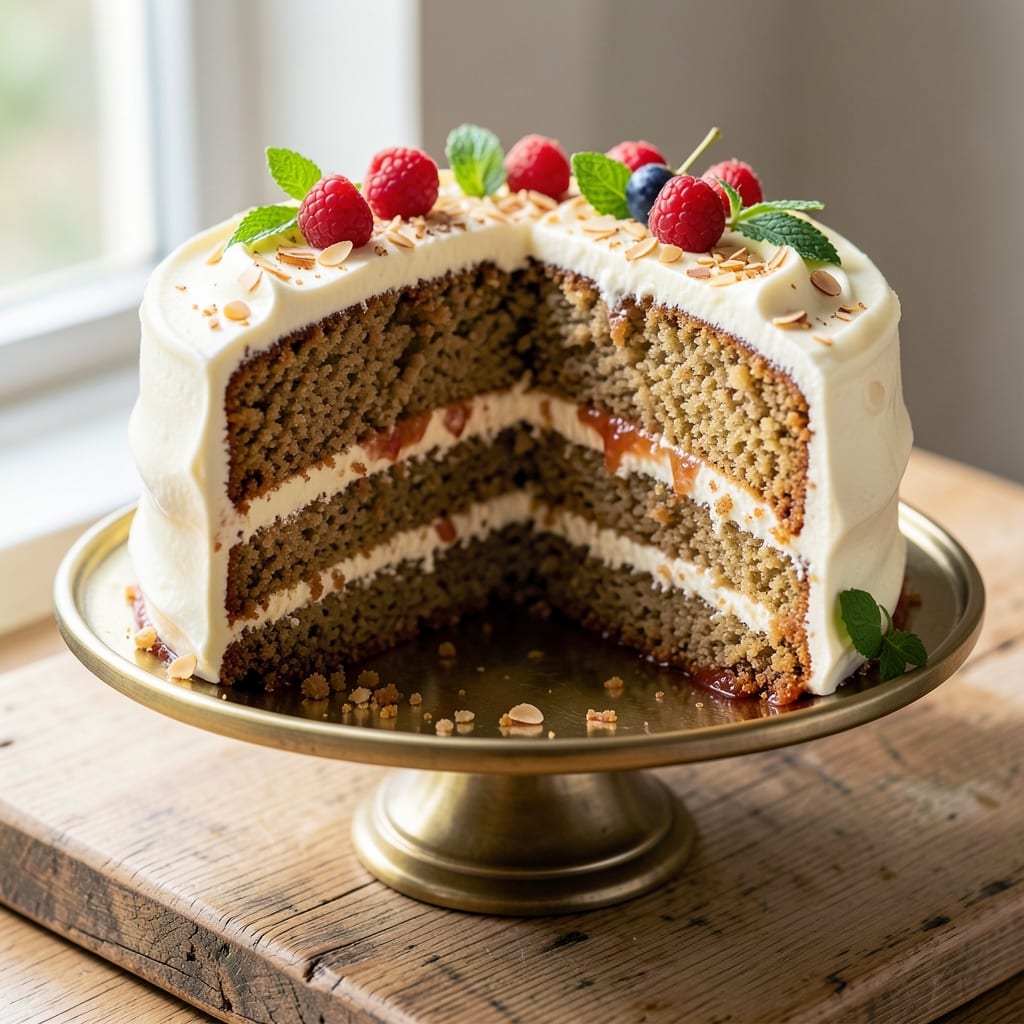 Mary Berry's Almond Cake Recipe: Vanilla-Infused Layers with Signature Crisp Edges