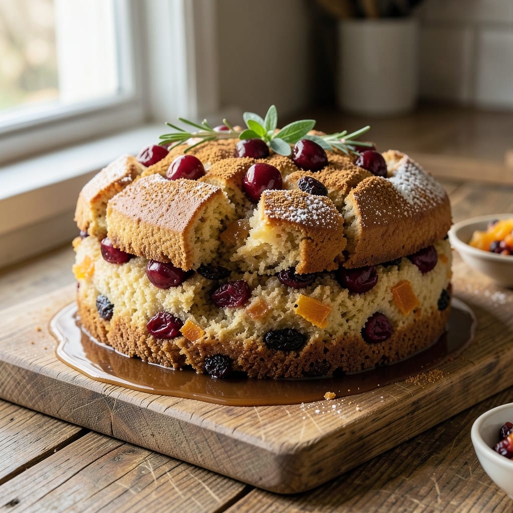 Alcohol-Free Fruit Cake Recipe: Nutty-Spiced Moisture That Keeps for Months