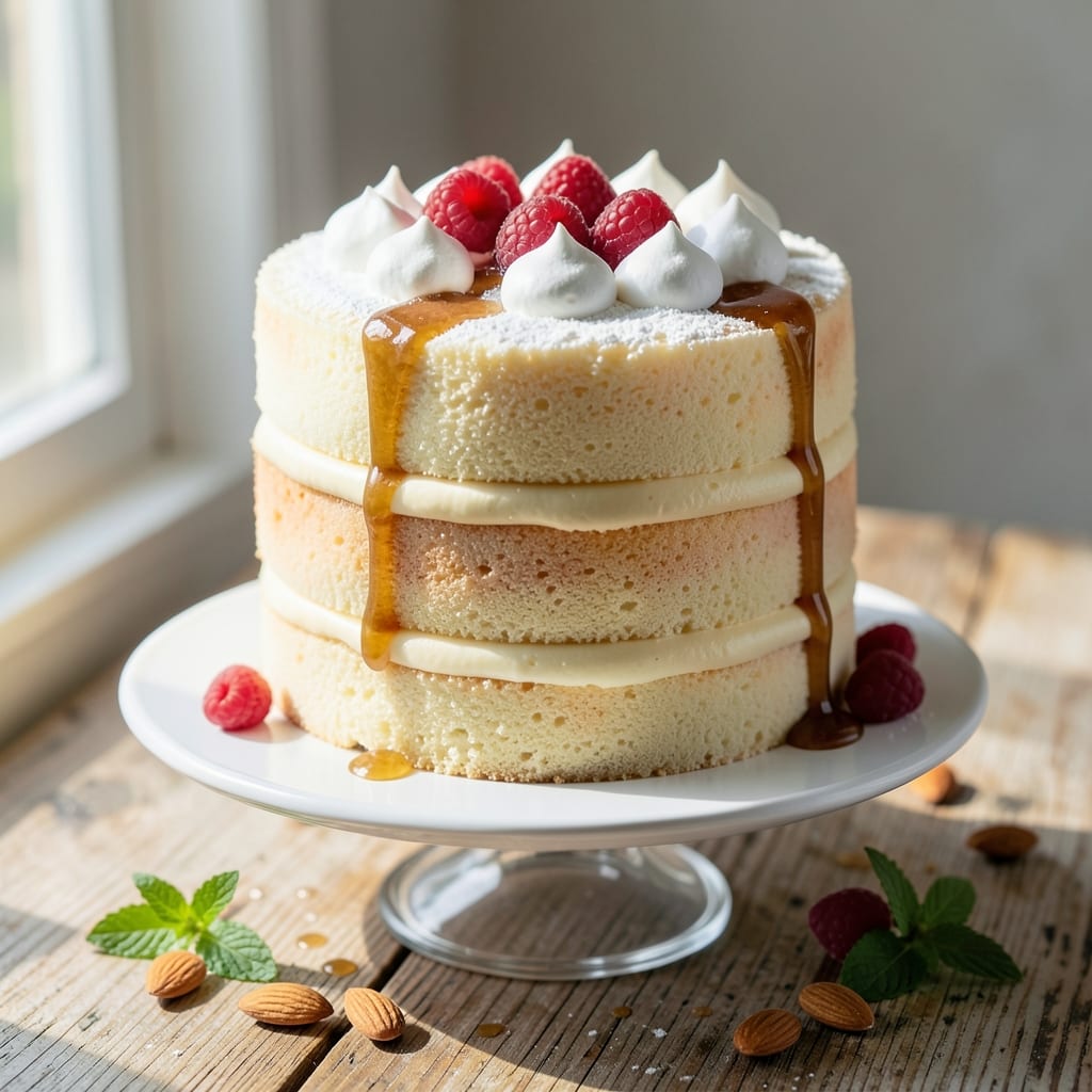 Almond Flour Angel Food Cake Recipe: Effortless Gluten-Free Height With Vanilla Swirls