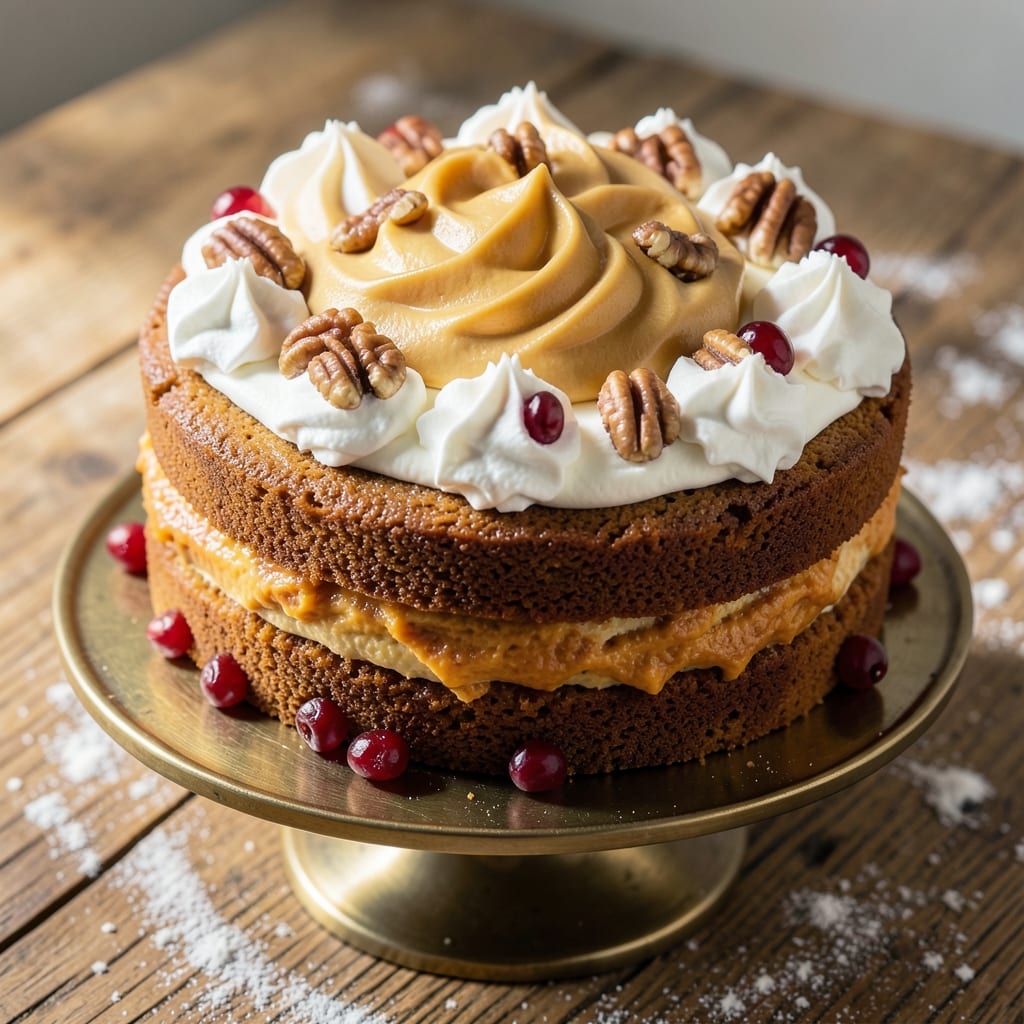 6-Inch Pumpkin Cake Recipe: Spiced Moistness With Vanilla Bean Swirls