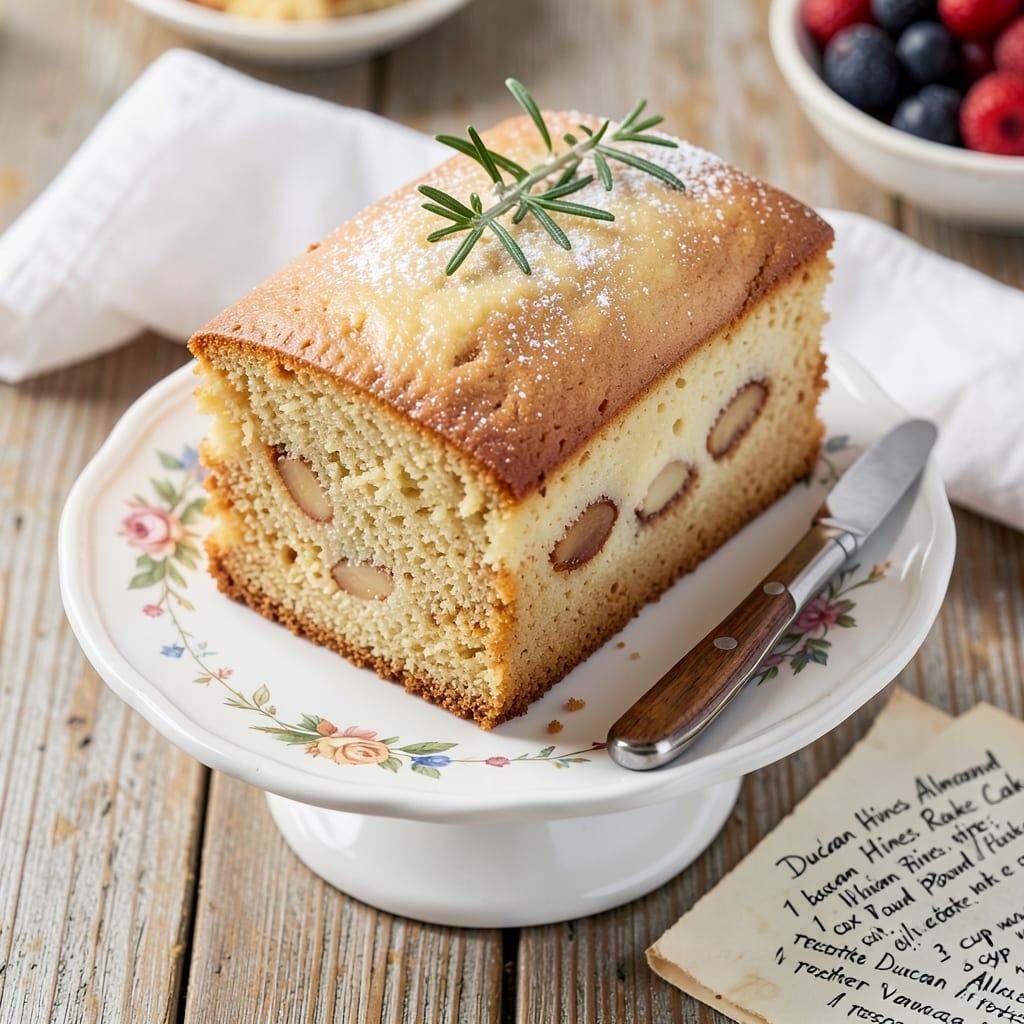 Duncan Hines Almond Pound Cake Recipe: Vanilla-Infused Crumb with Toasted Nut Swirls