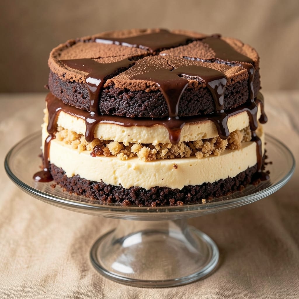 5 Layer Brownie Cookie Cheesecake Recipe: Triple-Layered Decadence in One Pan