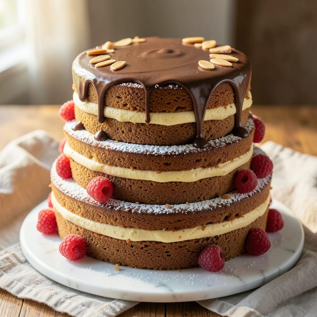 8-Inch Layer Cake Recipe: Triple-Layered Height With Vanilla Buttercream Swirls