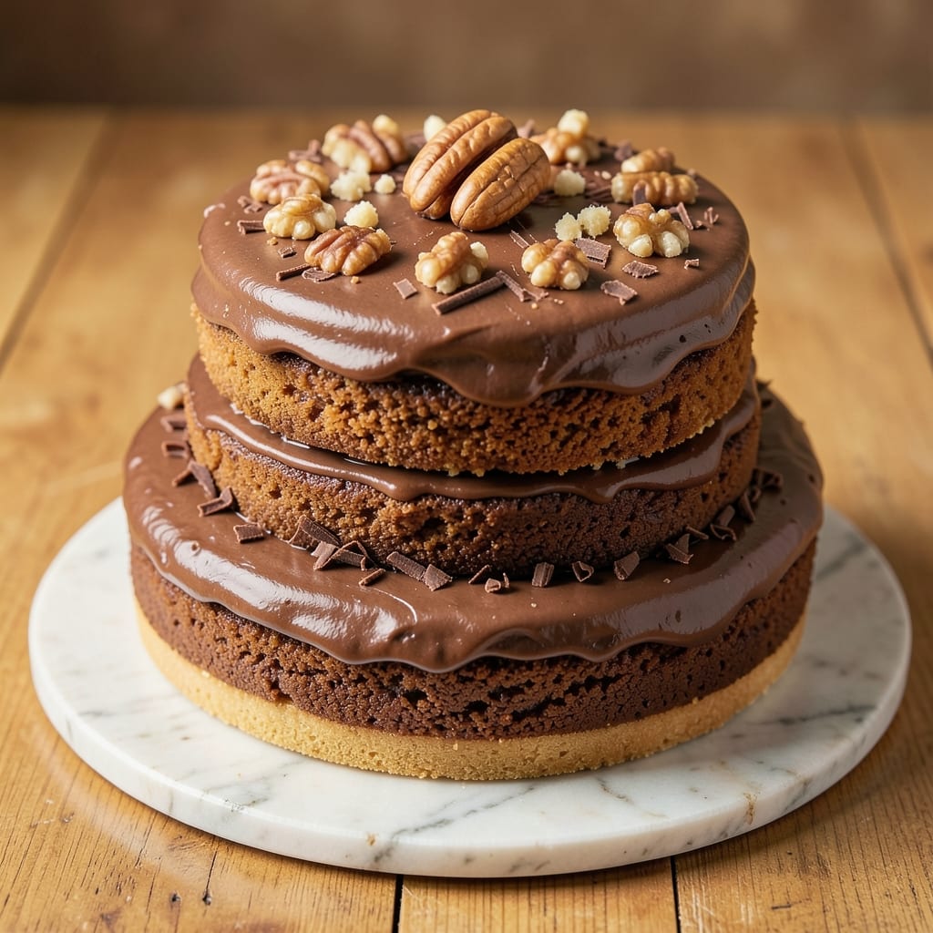 Alton Brown's German Chocolate Cake Recipe: Toasted Walnut Swirls and Secret Moisture Secret