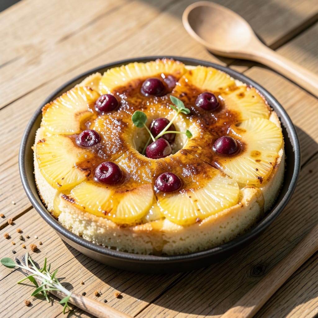 7-Up Pineapple Upside-Down Cake Recipe: Caramelized Rings and Bursting Juice
