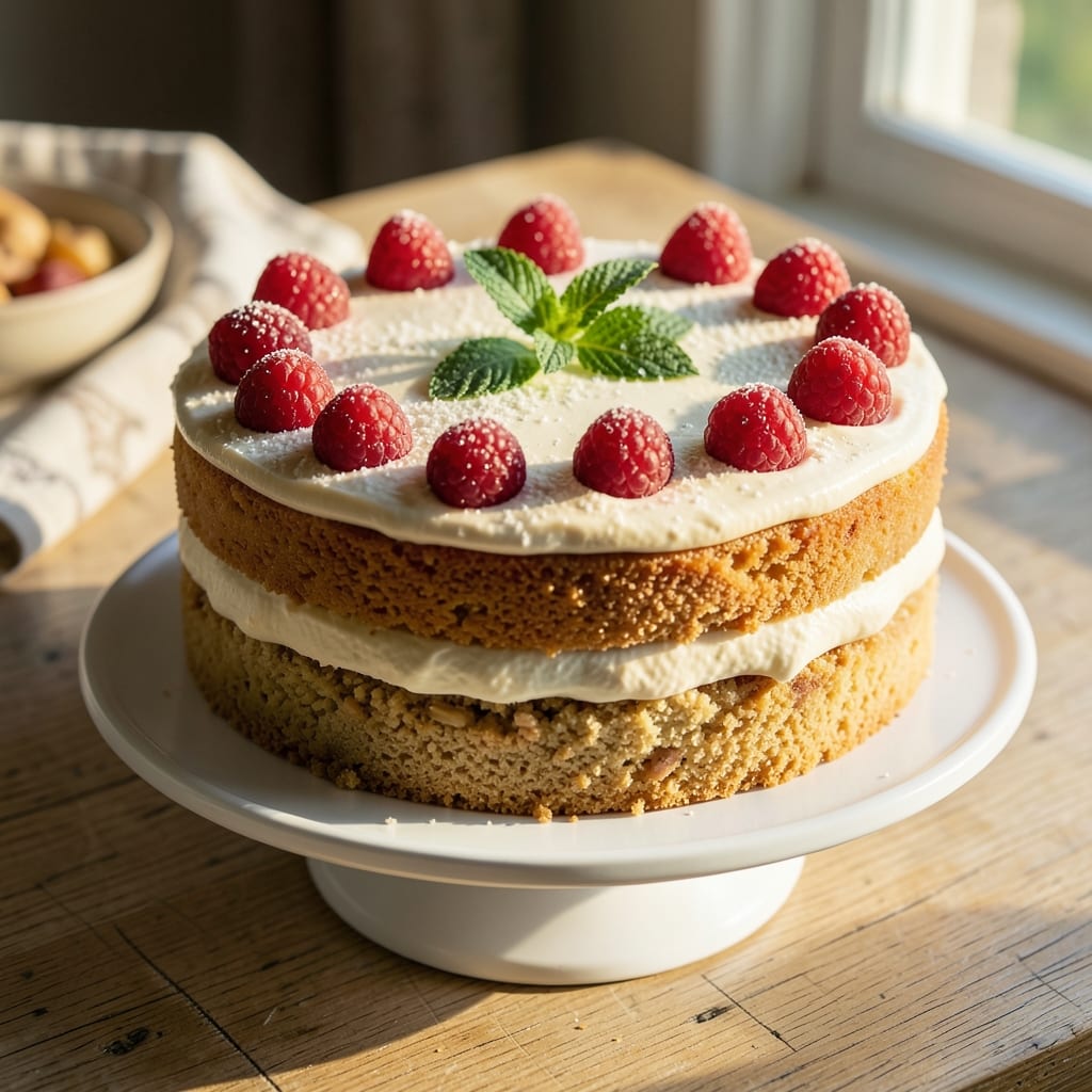Almond Yogurt Cake Recipe: Nutty Moistness With Vanilla Swirl Harmony