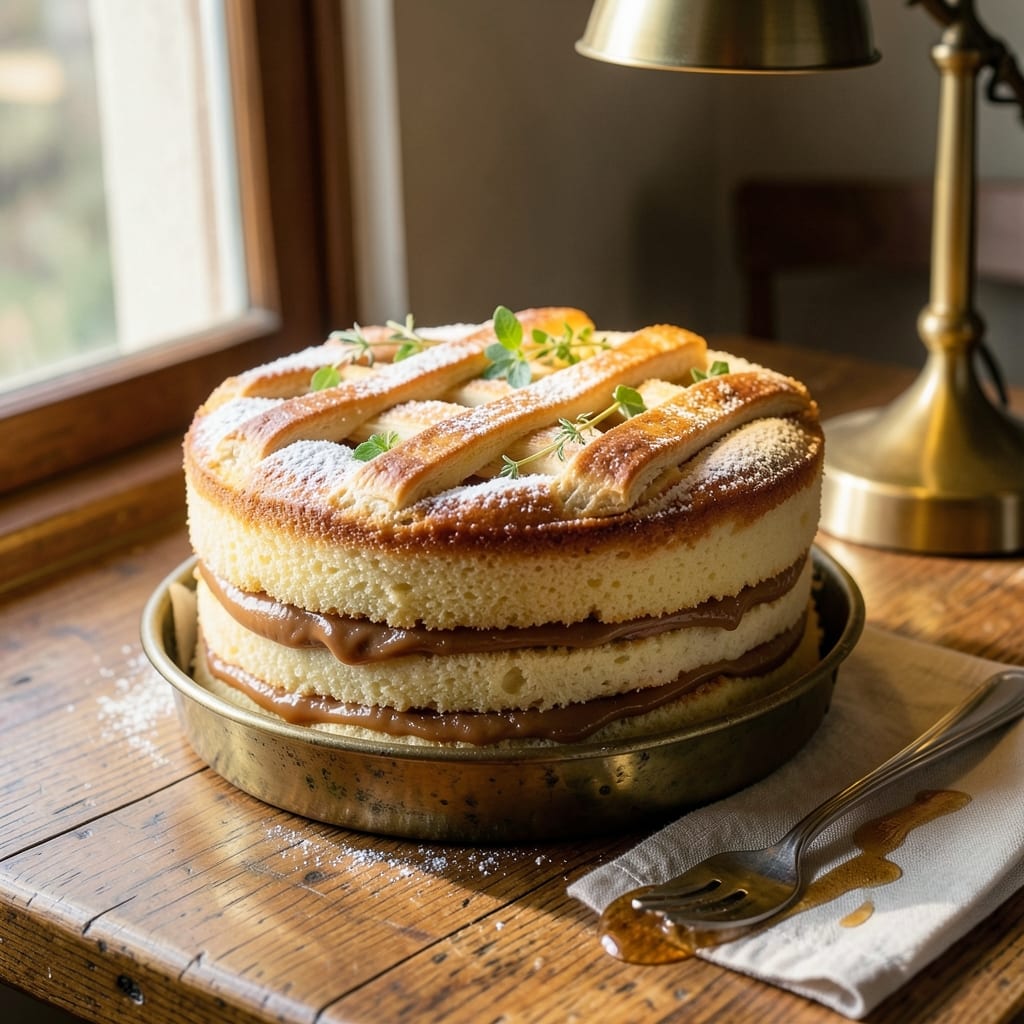 20th Century Cafe Honey Cake Recipe: Buttery Layers and Toasted Nut Topping