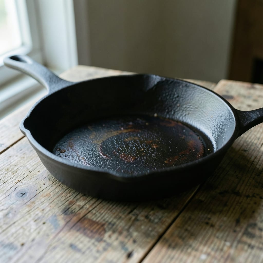 The cast iron skillet