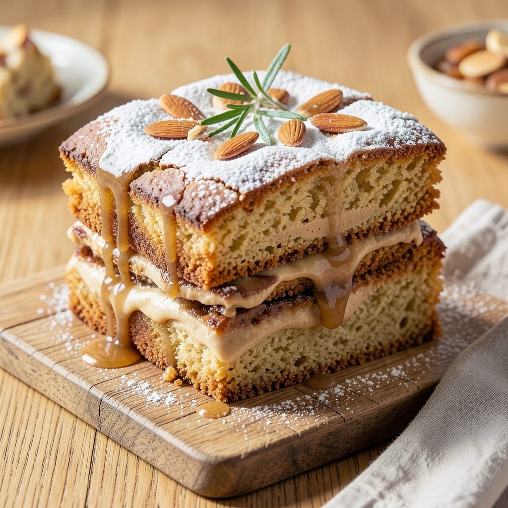 Almond Paste Coffee Cake Recipe: Nutty Swirls and Buttery Streusel Crown