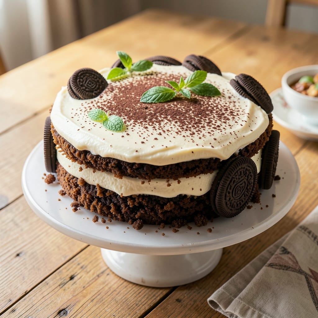 4 Ingredient Oreo Cake Recipe: Fudgy Layers Without the Mixing