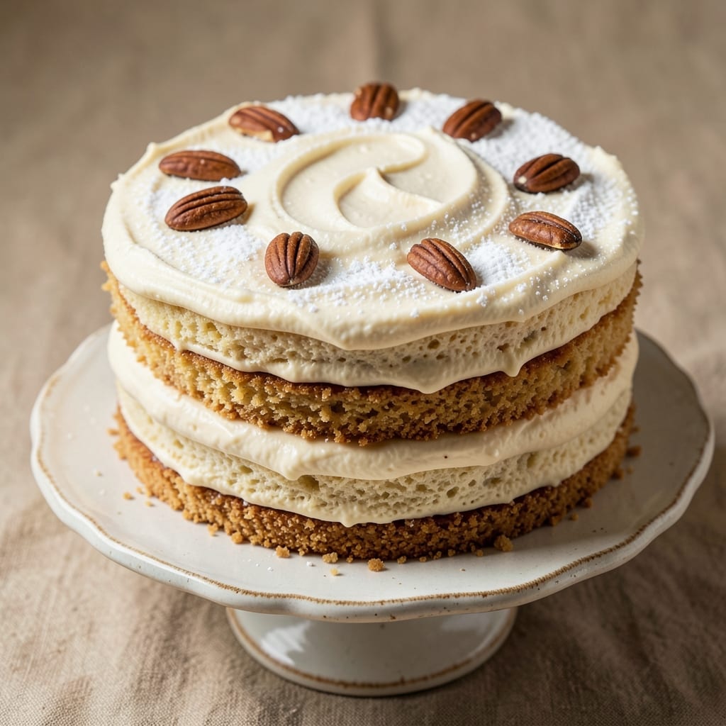 Almond Sour Cream Cake Recipe: Nutty Vanilla Swirls With Buttery Crispness